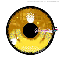 Sweety Anime 3 Yellow (1 lens/pack)-Colored Contacts-UNIQSO Canada