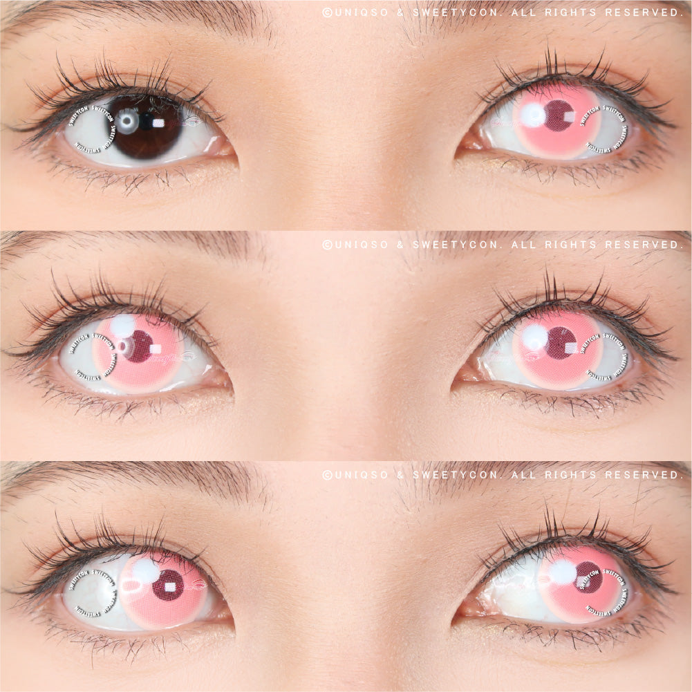 Sweety Anime Cloud Pink (1 lens/pack)-Colored Contacts-UNIQSO Canada