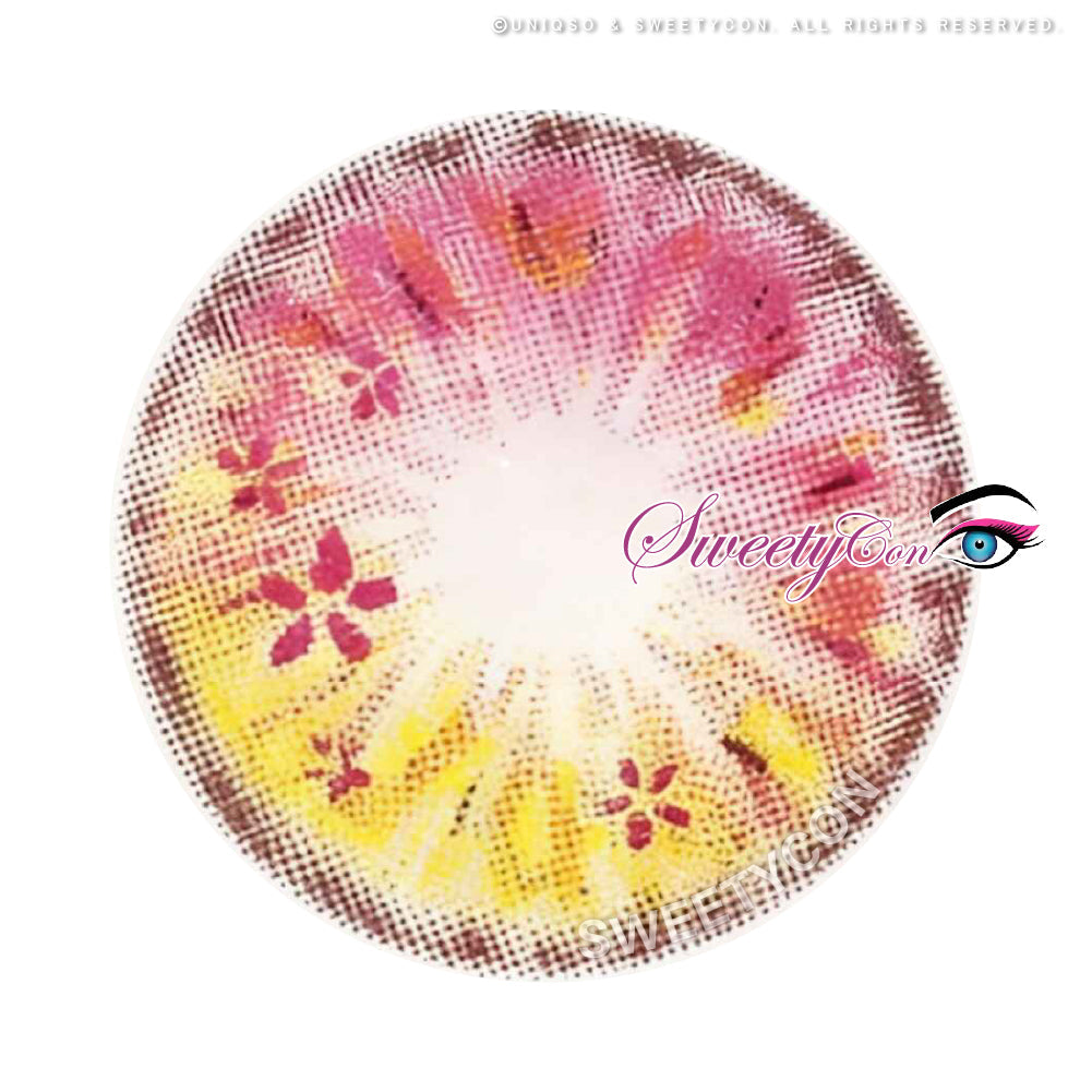 Sweety Anime Flower Pink (1 lens/pack)-Colored Contacts-UNIQSO Canada