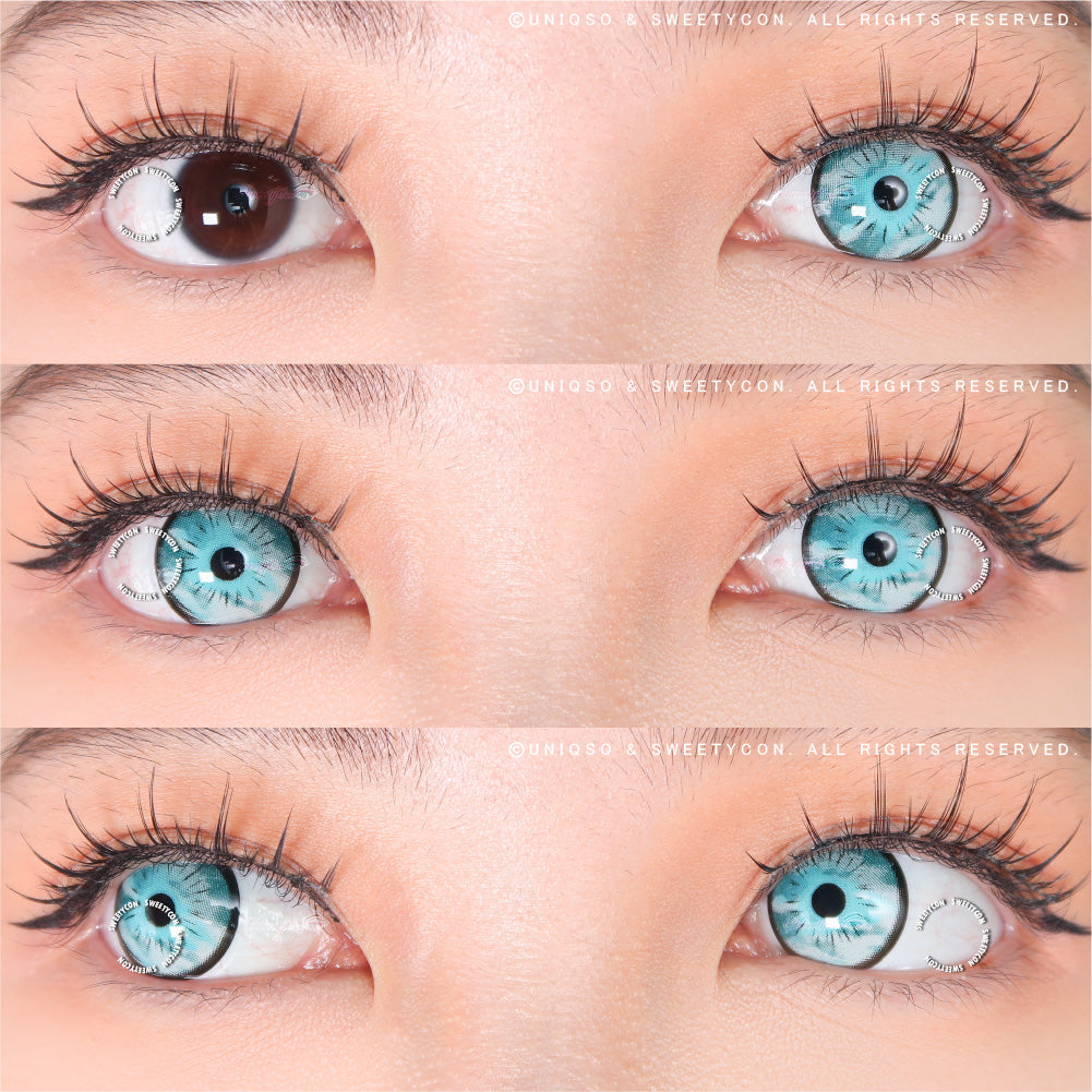 Sweety Anime Sora Blue (1 lens/pack)-Colored Contacts-UNIQSO Canada