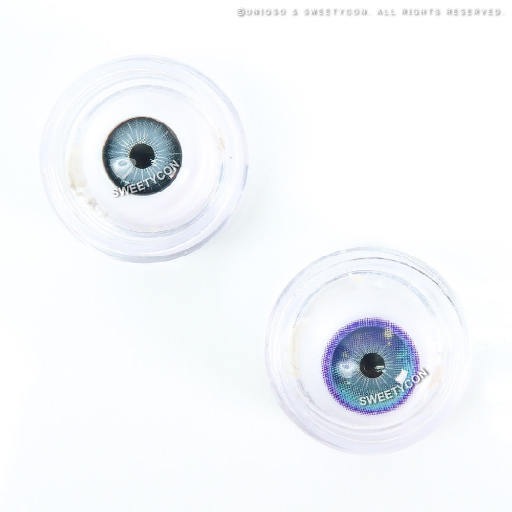 Sweety Anime Tear Blue (1 lens/pack)-Colored Contacts-UNIQSO Canada