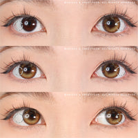 Sweety Anime Tear Orange Gold (1 lens/pack)-Colored Contacts-UNIQSO Canada