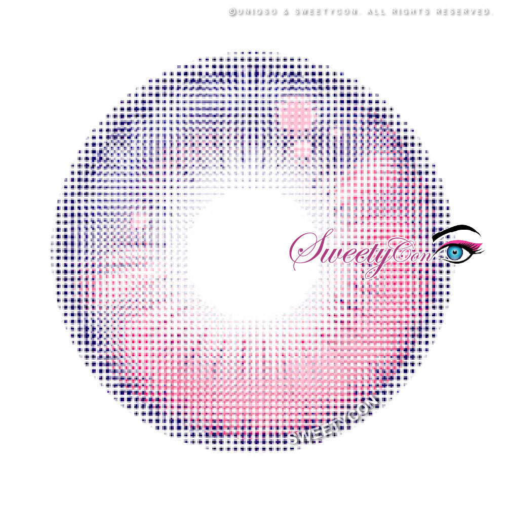 Sweety Anime Tear Purple Pink (1 lens/pack)-Colored Contacts-UNIQSO Canada