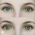 Sweety Anime Tear Yellow (1 lens/pack)-Colored Contacts-UNIQSO Canada