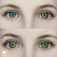 Sweety Anime Tear Yellow (1 lens/pack)-Colored Contacts-UNIQSO Canada