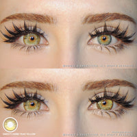 Sweety Anime Tear Yellow (1 lens/pack)-Colored Contacts-UNIQSO Canada
