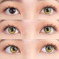 Sweety Anime Tear Yellow (1 lens/pack)-Colored Contacts-UNIQSO Canada