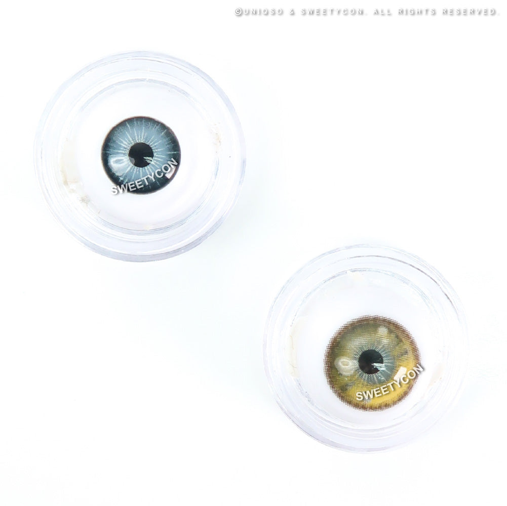 Sweety Anime Tear Yellow (1 lens/pack)-Colored Contacts-UNIQSO Canada