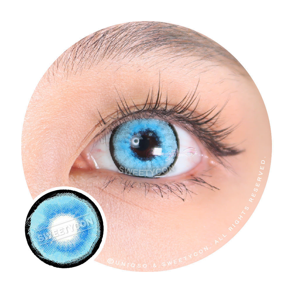 Sweety Aquaman Blue (1 lens/pack)-Colored Contacts-UNIQSO Canada
