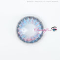 Sweety Aurora Blue colored contacts
