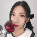Sweety Aurora Blue colored contacts