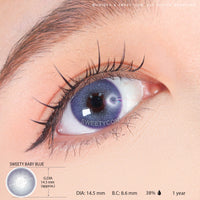 Sweety Baby Blue (1 lens/pack)-Colored Contacts-UNIQSO Canada