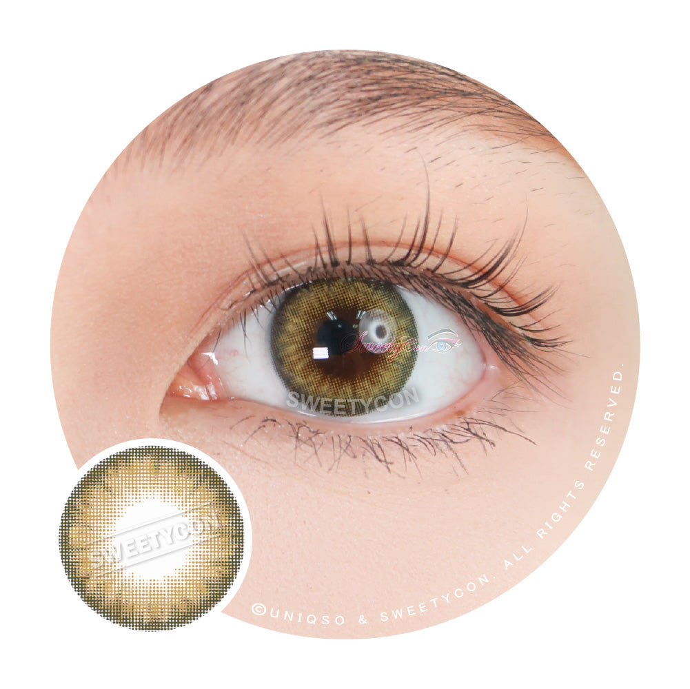 Sweety Bella Yellow Brown (1 lens/pack)-Colored Contacts-UNIQSO Canada