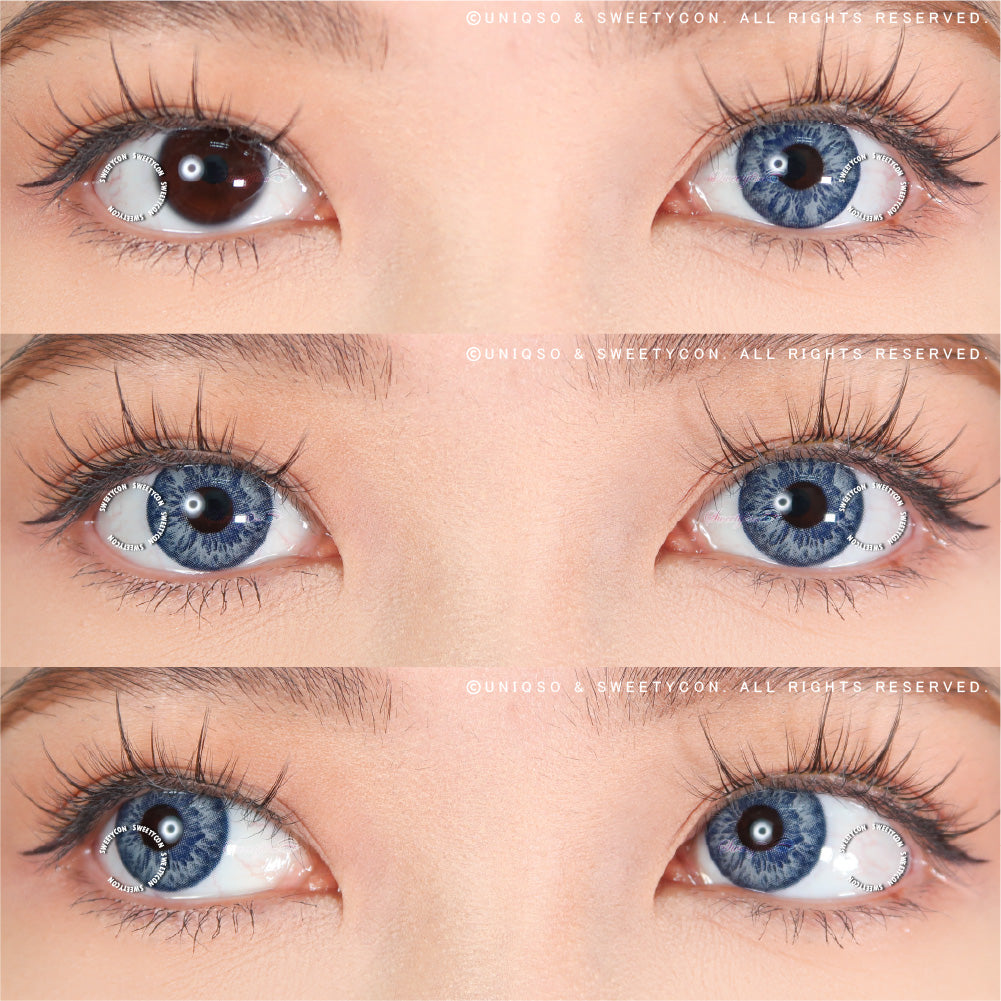 Sweety Blossom Blue Margarita colored contacts