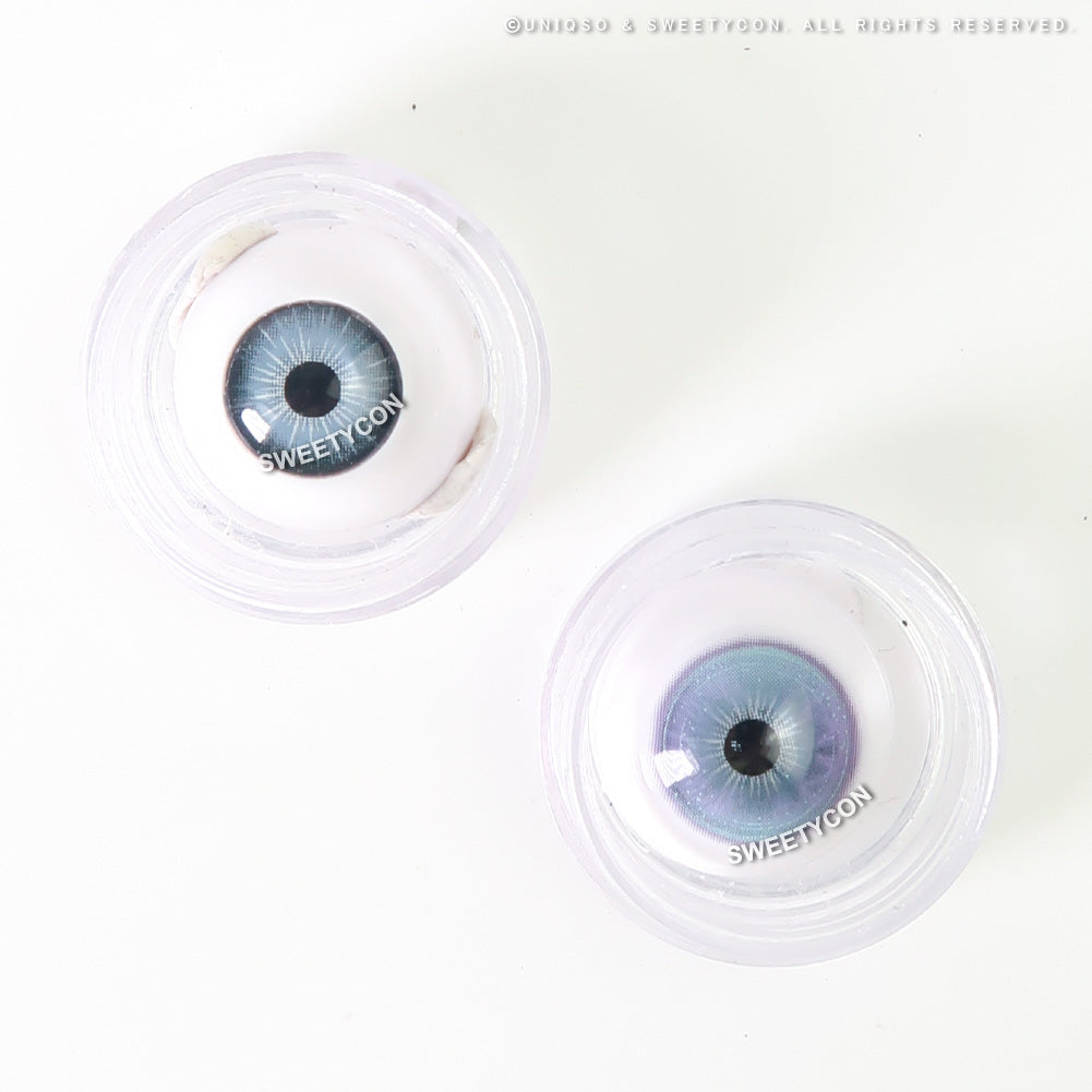 Sweety Butterfly Blue (1 lens/pack)-Colored Contacts-UNIQSO Canada