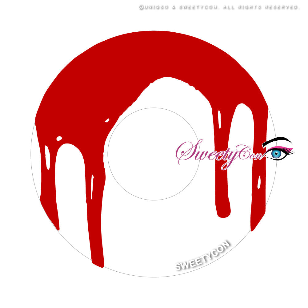 Sweety Crazy Bleeding Eye (1 lens/pack)-Crazy Contacts-UNIQSO Canada