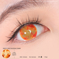 Sweety Crazy Bleeding Zombie (1 lens/pack)-Crazy Contacts-UNIQSO Canada