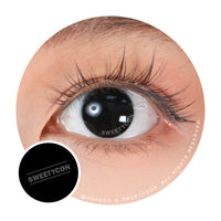 Sweety Crazy Blind Black (1 lens/pack)-Crazy Contacts-UNIQSO Canada