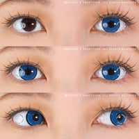 Sweety Crazy Blue Manson/ Blue Zombie (1 lens/pack)-Crazy Contacts-UNIQSO Canada