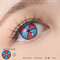 Sweety Crazy Clown (1 lens/pack)-Colored Contacts-UNIQSO Canada