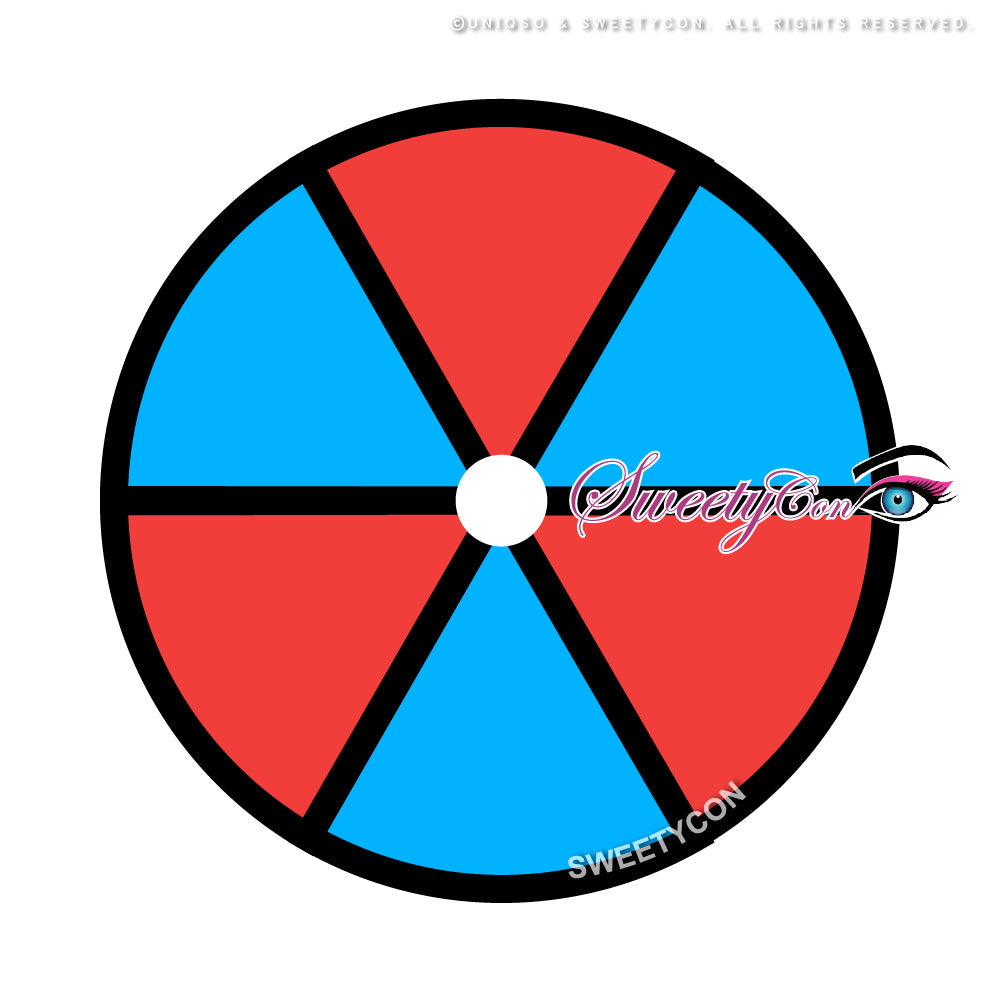 Sweety Crazy Clown (1 lens/pack)-Colored Contacts-UNIQSO Canada