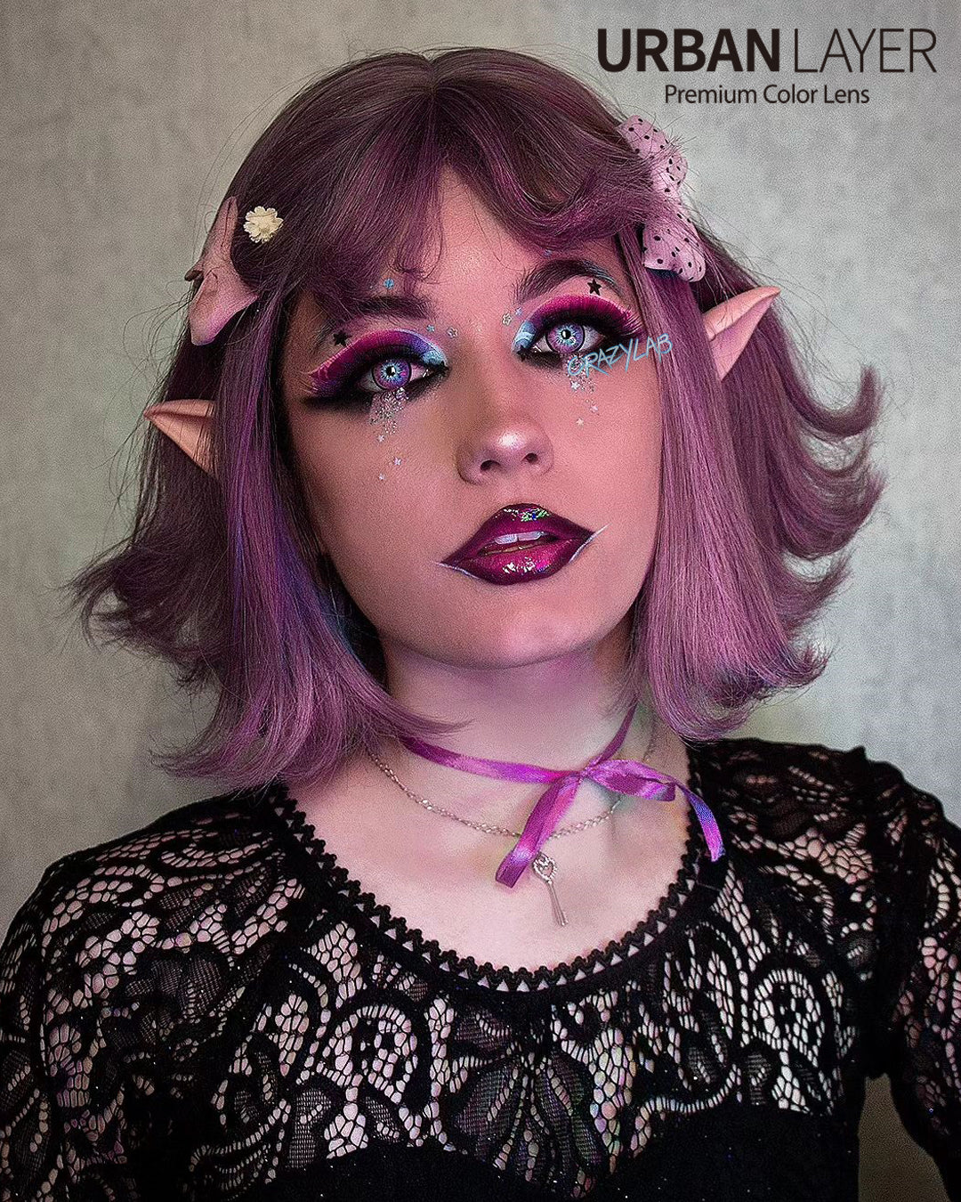 Sweety Crazy Cosmos (1 lens/pack)-Colored Contacts-UNIQSO Canada