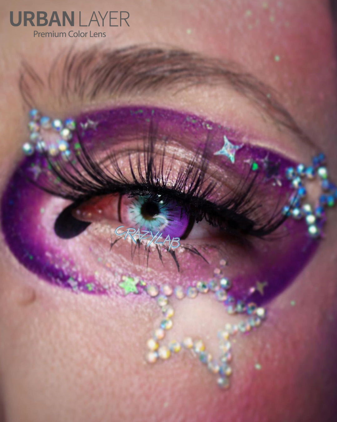 Sweety Crazy Cosmos (1 lens/pack)-Colored Contacts-UNIQSO Canada