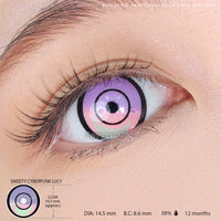 Sweety Crazy Cyber Violet (1 lens/pack)-Colored Contacts-UNIQSO Canada