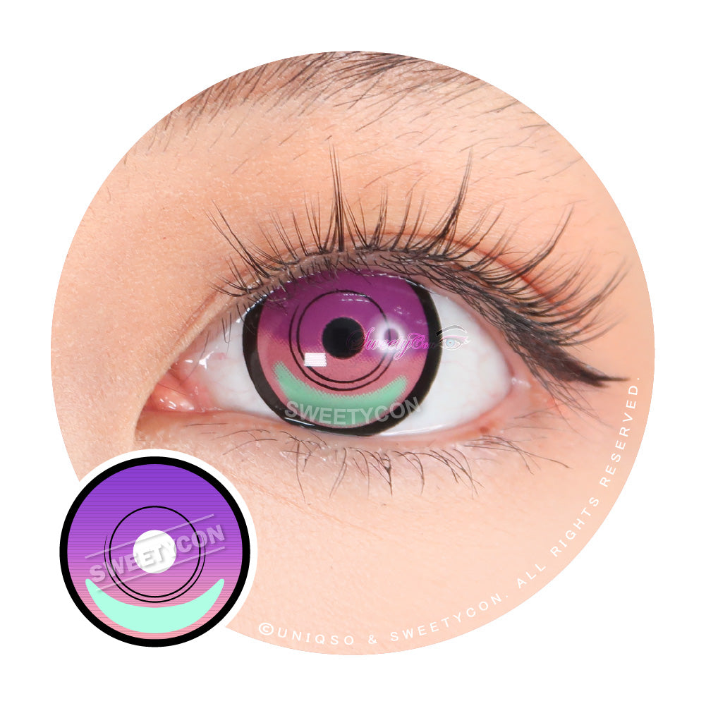 Sweety Crazy Cyber Violet V2 (1 lens/pack)-Colored Contacts-UNIQSO Canada