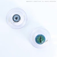 Sweety Crazy Dark Green Demon Eye / Cat Eye (New) (1 lens/pack)-Crazy Contacts-UNIQSO Canada