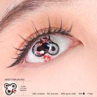 Sweety Crazy Devil's Triple (1 lens/pack)-Colored Contacts-UNIQSO Canada
