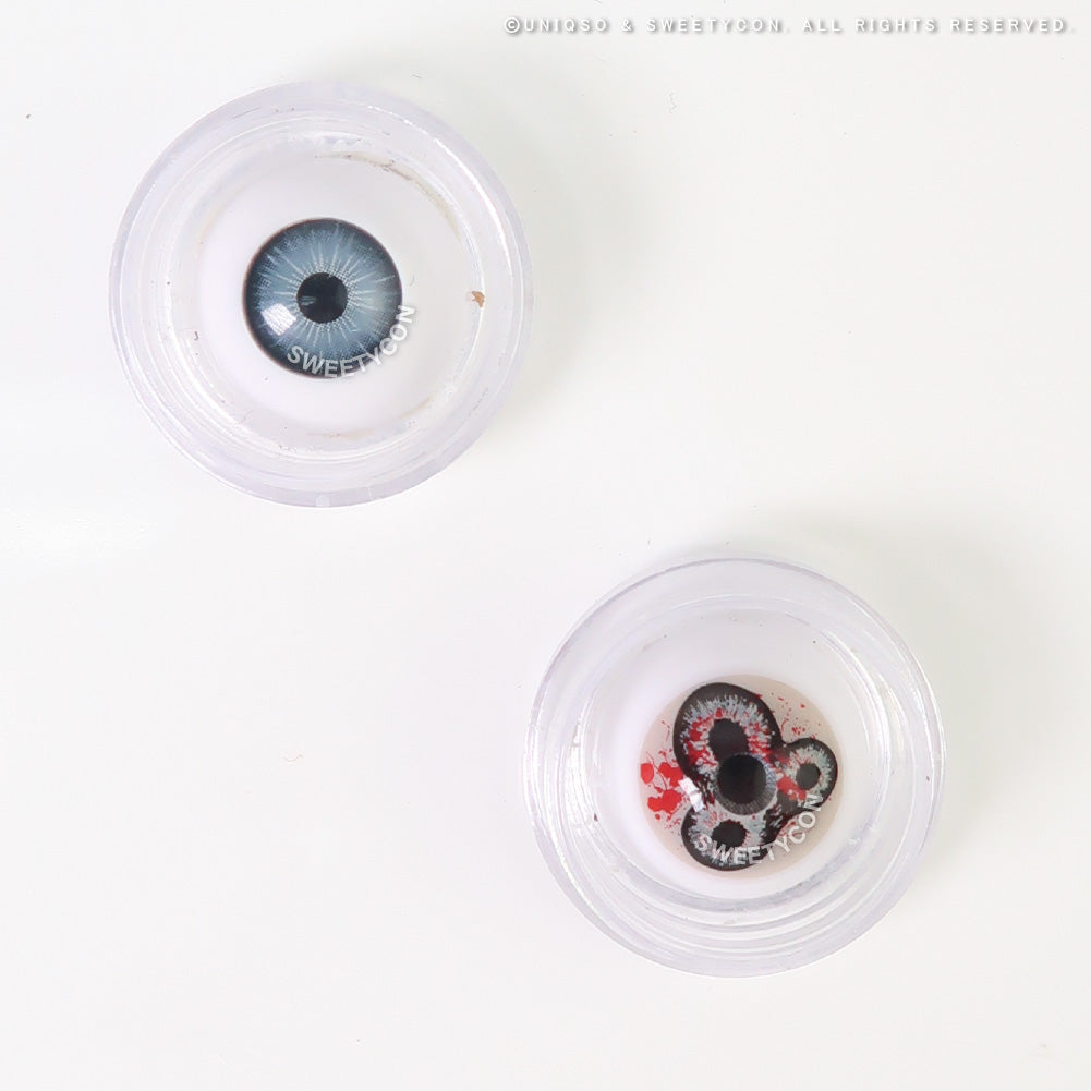 Sweety Crazy Devil's Triple (1 lens/pack)-Colored Contacts-UNIQSO Canada