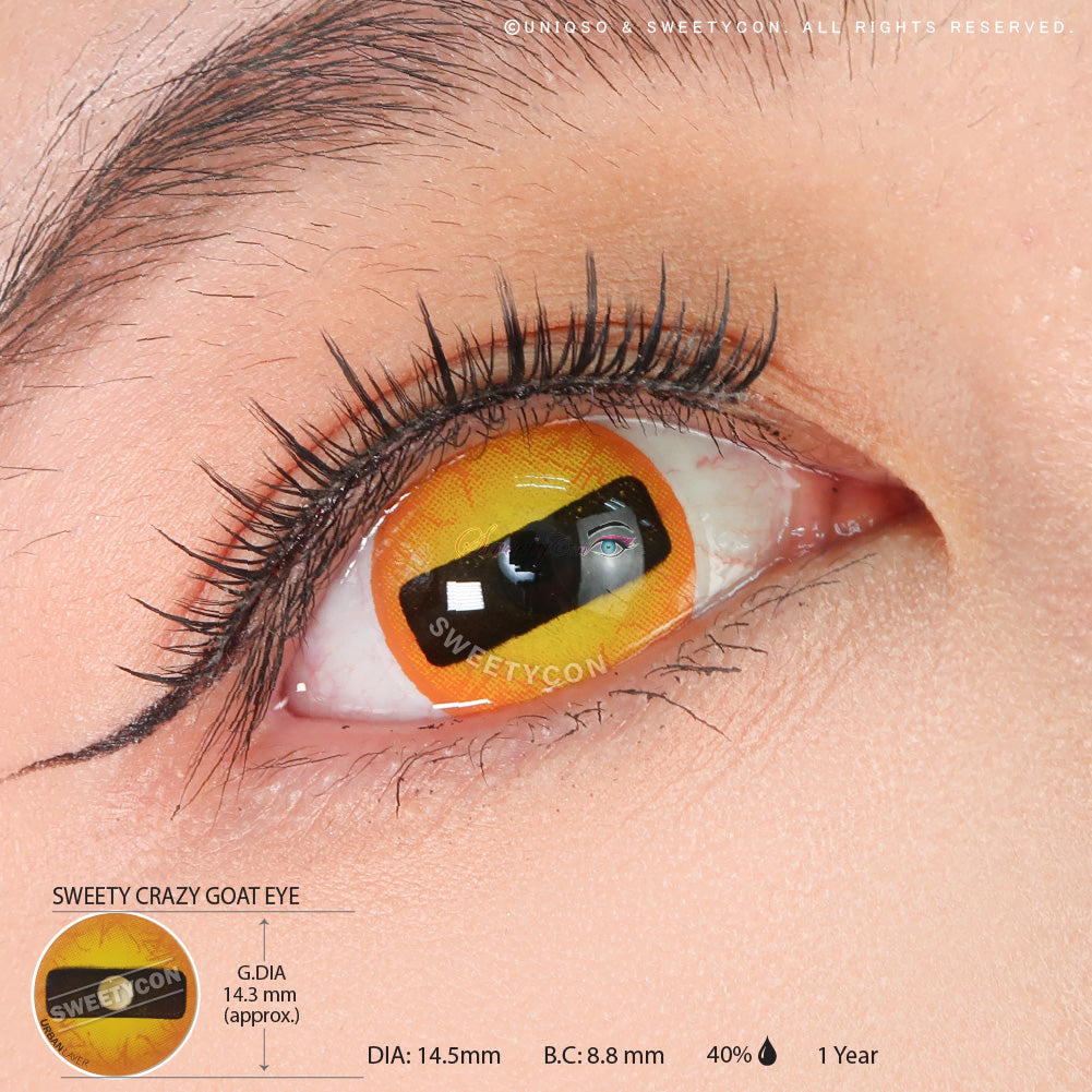 Sweety Crazy Goat Eye (1 lens/pack)-Crazy Contacts-UNIQSO Canada