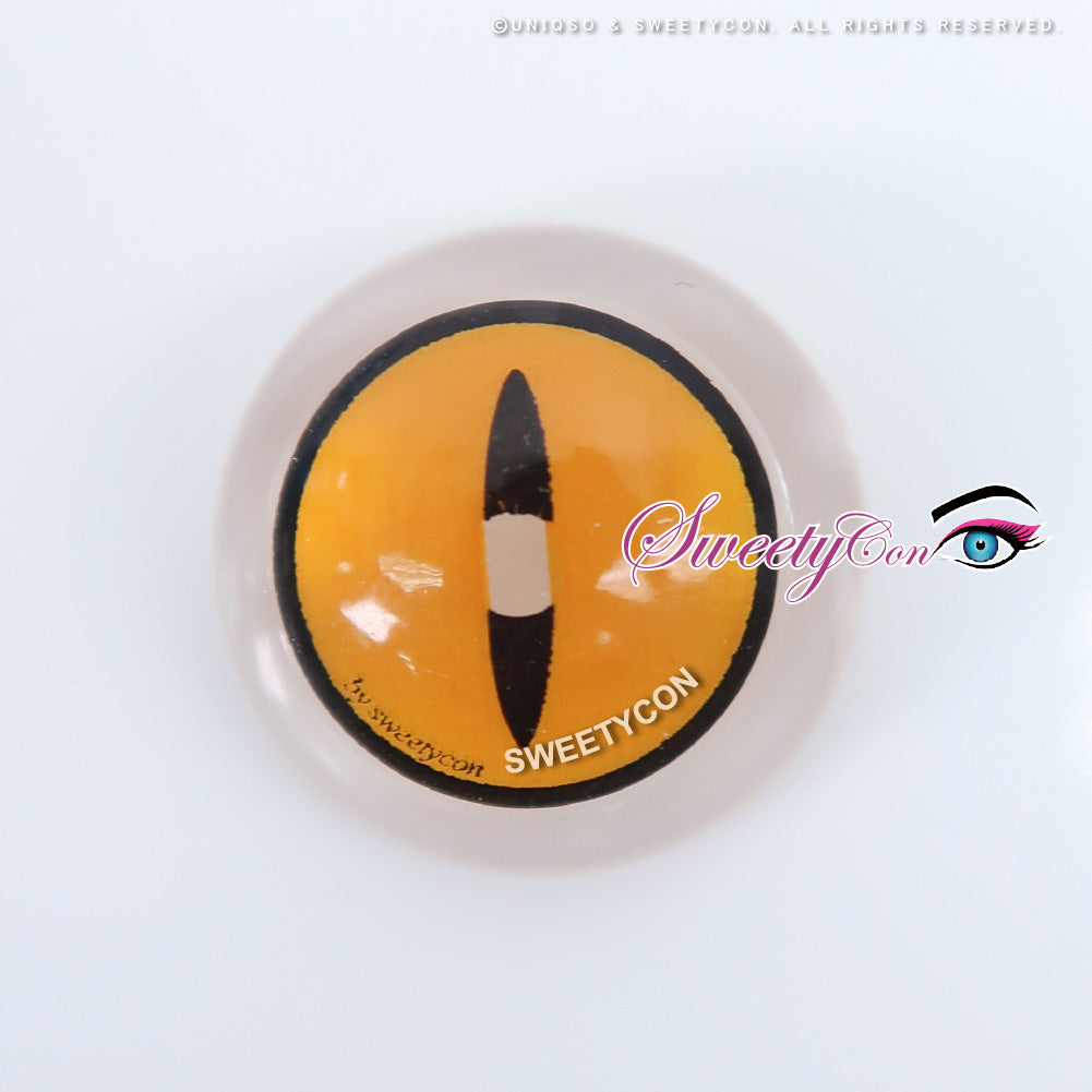 Sweety Crazy Gold Demon Eye / Cat Eye (1 lens/pack)-Crazy Contacts-UNIQSO Canada