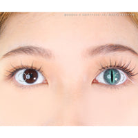 Sweety Crazy Gray Demon Eye / Cat Eye (New) (1 lens/pack)-Crazy Contacts-UNIQSO Canada