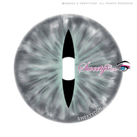 Sweety Crazy Gray Demon Eye / Cat Eye (New) (1 lens/pack)-Crazy Contacts-UNIQSO Canada