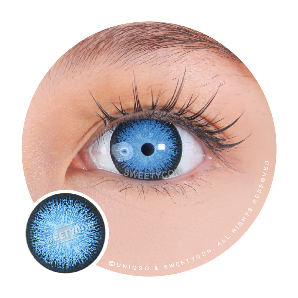 Sweety Crazy Interstellar Blue (1 lens/pack)-Colored Contacts-UNIQSO Canada