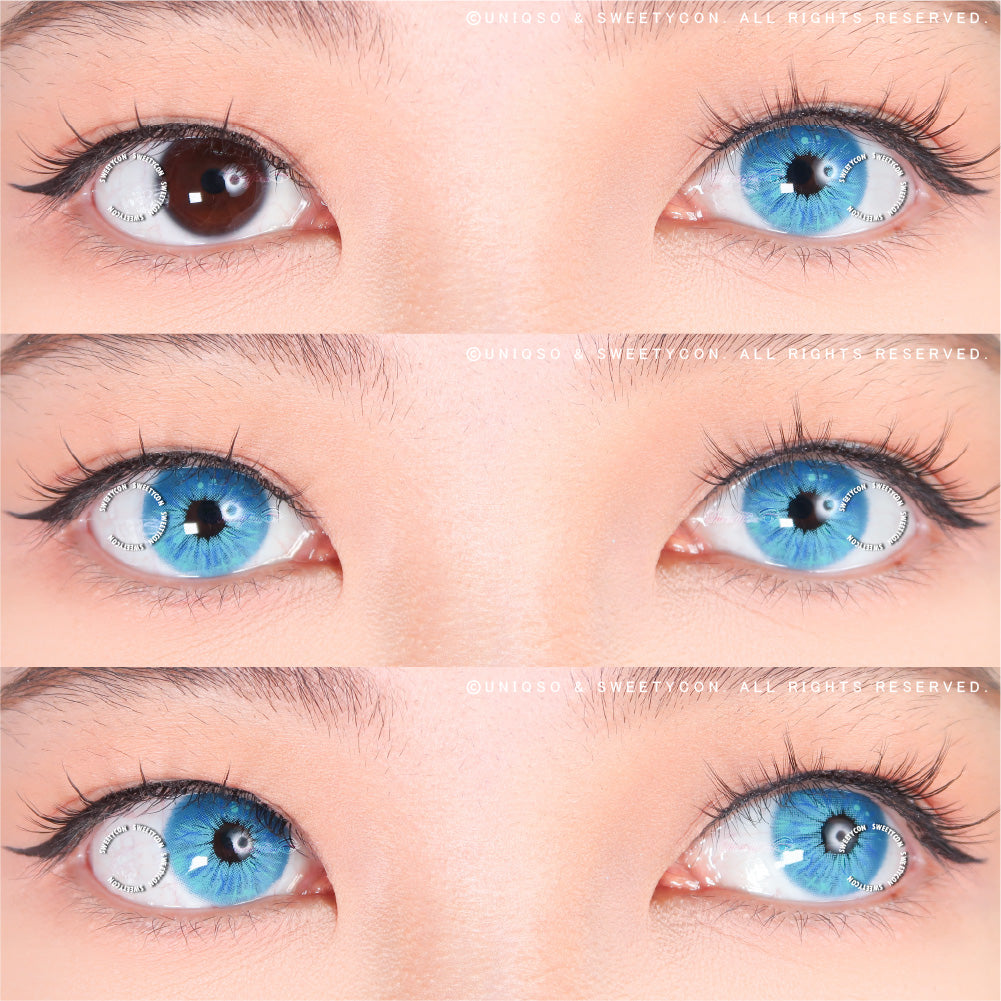 Sweety Crazy Lollipop Blue (1 lens/pack)-Colored Contacts-UNIQSO Canada