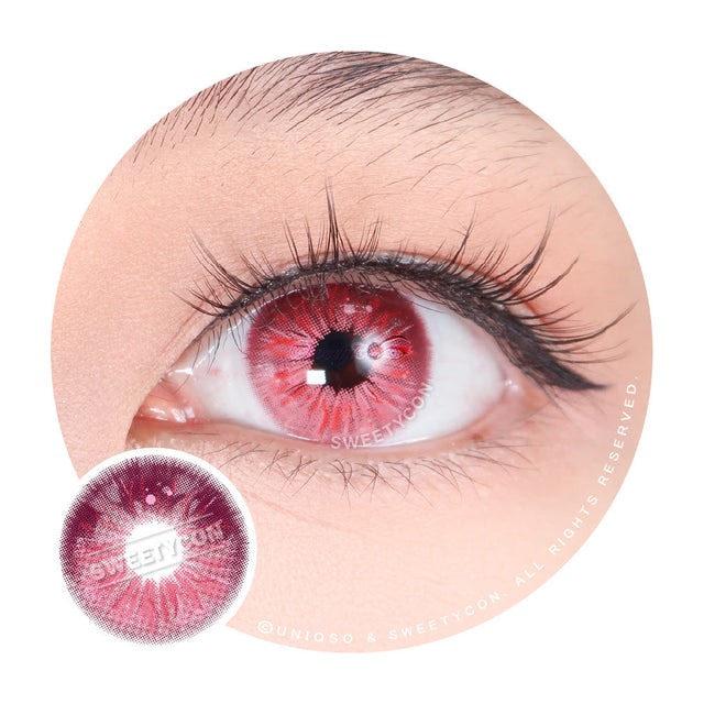 Sweety Crazy Lollipop Pink (1 lens/pack)-Colored Contacts-UNIQSO Canada