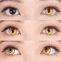 Sweety Crazy Mystery Orb Yellow (1 lens/pack)-Crazy Contacts-UNIQSO Canada