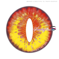Sweety Crazy Mystery Orb Yellow (1 lens/pack)-Crazy Contacts-UNIQSO Canada