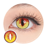 Sweety Crazy Mystery Orb Yellow (1 lens/pack)-Crazy Contacts-UNIQSO Canada