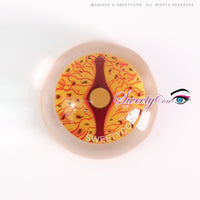 Sweety Crazy Orange Dragon Eyes (1 lens/pack)-Crazy Contacts-UNIQSO Canada