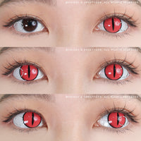 Sweety Crazy Pink Demon Eye / Cat Eye (1 lens/pack)-Crazy Contacts-UNIQSO Canada