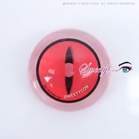 Sweety Crazy Pink Demon Eye / Cat Eye (1 lens/pack)-Crazy Contacts-UNIQSO Canada