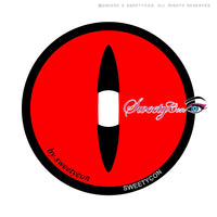 Sweety Crazy Red Demon Eye / Cat Eye (1 lens/pack)-Crazy Contacts-UNIQSO Canada