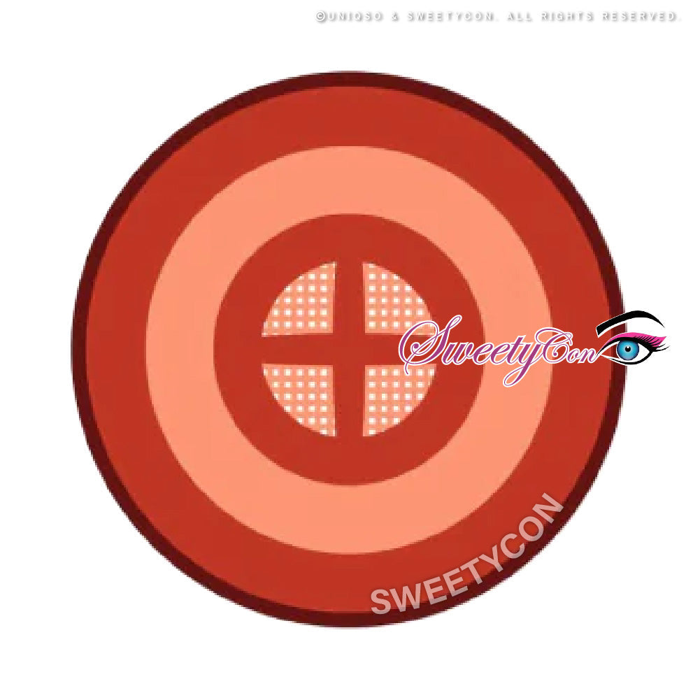 Sweety Crazy Red Target (1 lens/pack)-Crazy Contacts-UNIQSO Canada