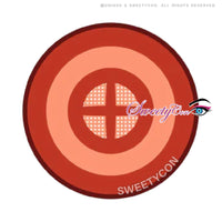 Sweety Crazy Red Target (1 lens/pack)-Crazy Contacts-UNIQSO Canada