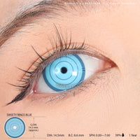 Sweety Crazy Rings Blue (1 lens/pack)-Crazy Contacts-UNIQSO Canada