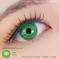 Sweety Crazy Scarlet Witch Green (1 lens/pack)-Crazy Contacts-UNIQSO Canada